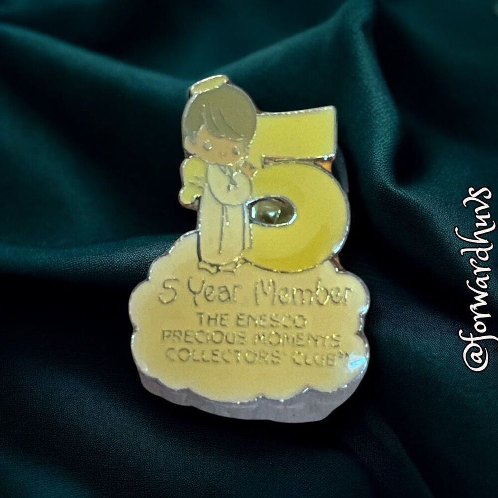 Bundle Sale 3 for $15 | Precious Moments 5 Year Member Pin | Collectible